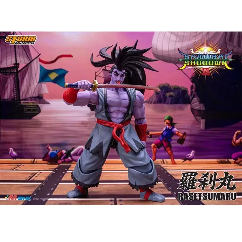 Original Storm Toys 1/12 SAMURAI SHODOWN 4 RASETSUMARU Full  Anime Collection Figures Model Toys Set in Stock