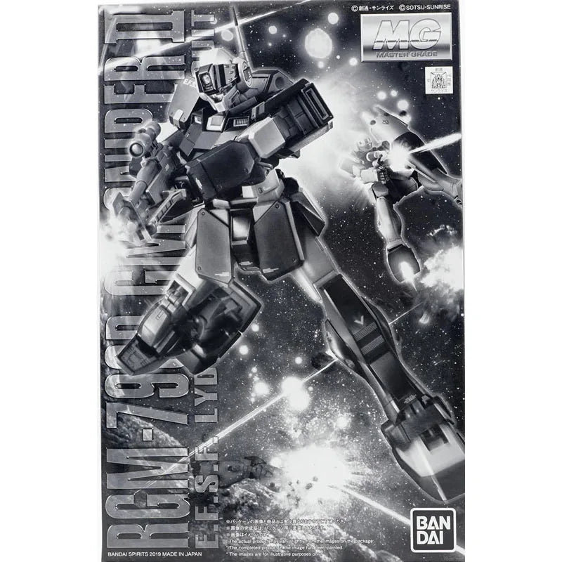 Bandai Original MG Online-Exclusive GM Sniper II RGM-79SP 1/100 Anime Action Figure Assembly Model Toys Gifts For Children