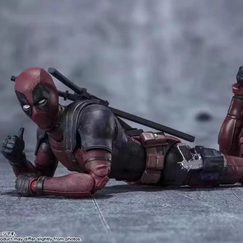 Deadpool Action Figure Deadpool & Wolverine SHFiguarts Joint Movable New Mutants Wilson Comics SHF Model Movie Toy for Kids Gift