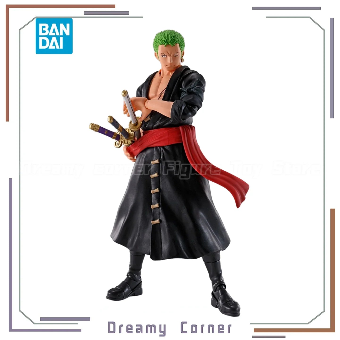 【In Stock】BANDAI SPIRITS S.H.Figuarts ONE PIECE Roronoa Zoro The Raid on Onigashima Action Figure Toys Model Collection