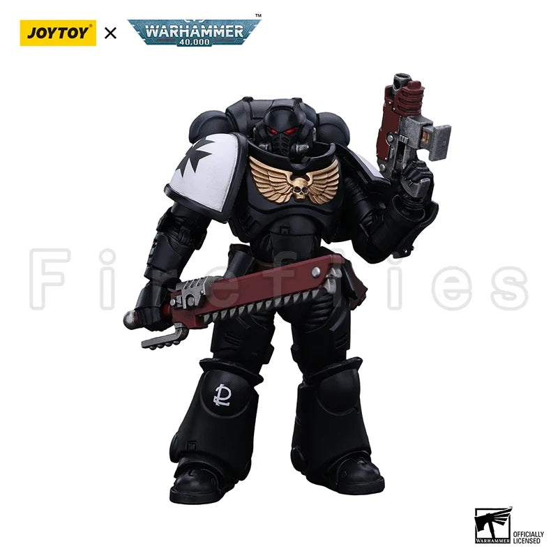 1/18 JOYTOY Action Figure 40K Black Templars Outriders And Brother Valtus Re-issue Version Anime Model Toy