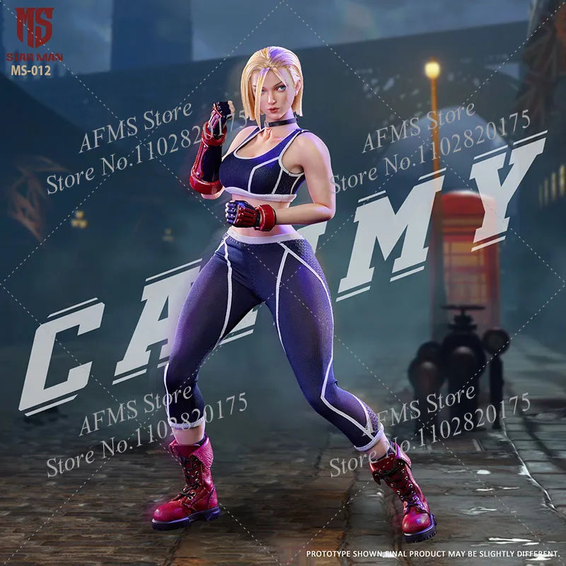 STARMAN MS-012 1/6 Scale Collectible Figure Female Agent Cammy Blue Bee Assassin 12Inch Women Soldier Action Figure Model ﻿