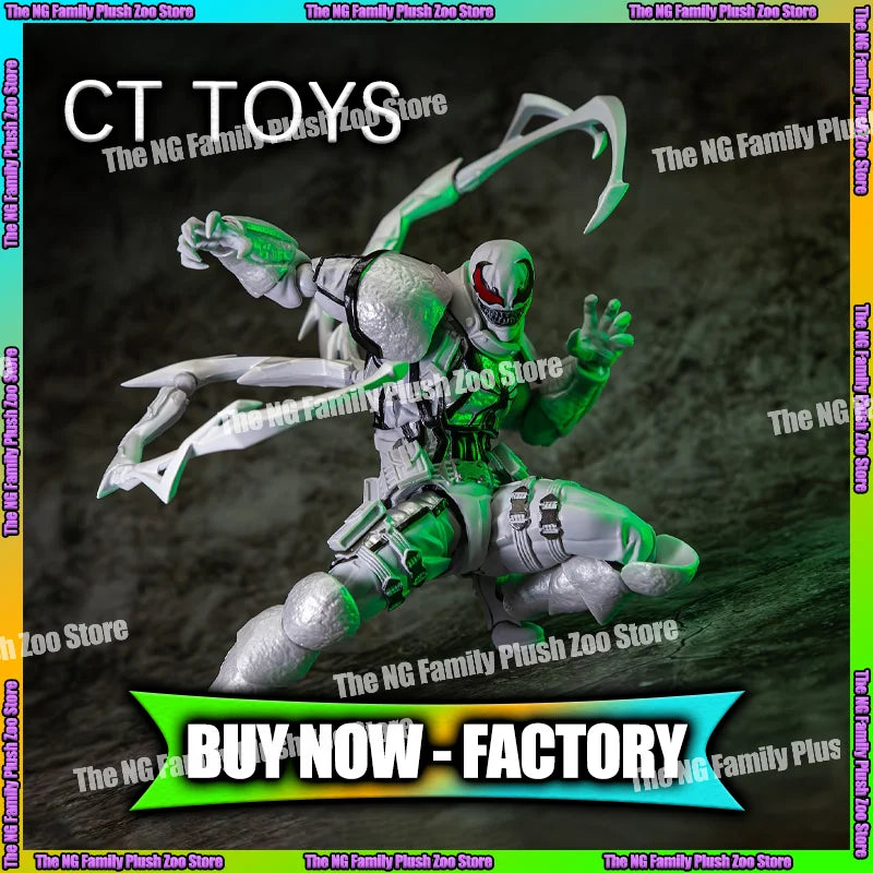 Auf Lager Ct Toys Agent Anti Venom Amazing Yamaguchi Agent Venom Spider Man Figur Spiderman Anime Action Figur Modell Geschenke Spielzeug