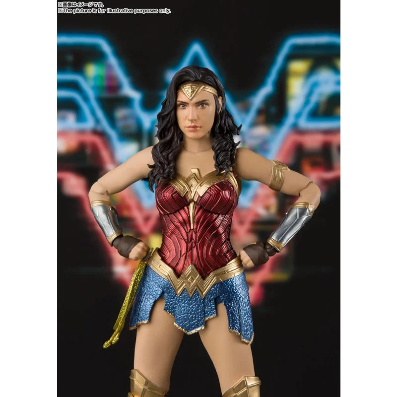 100% Original Bandai S.H.Figuarts SHF Wonder Woman WW84 Wonder Woman 1984 In Stock Anime Action Collection Figures Model Toys