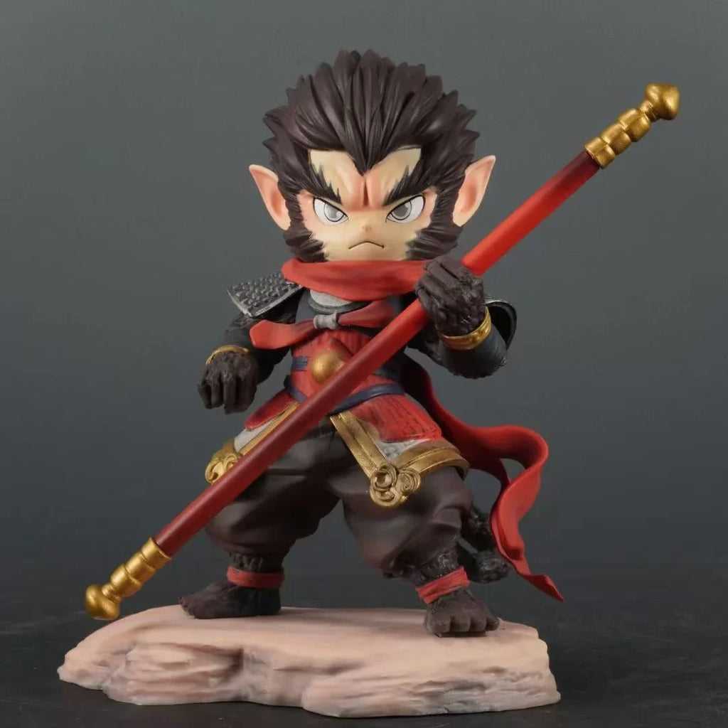 16CM Black Myth:Wukong Figures Wukong Anime Figure Q Version Figurine Pvc Gk Statue Models Dolls  Action Figurine Toys Gifts