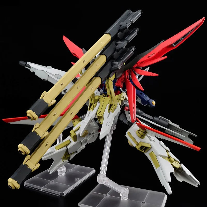 Bandai Genuine HG DESTINY GUNDAM SpecII & ZEUS SILHOUETTE Anime Action Figure Robot Collectible Assembly Model Toy Gift Children
