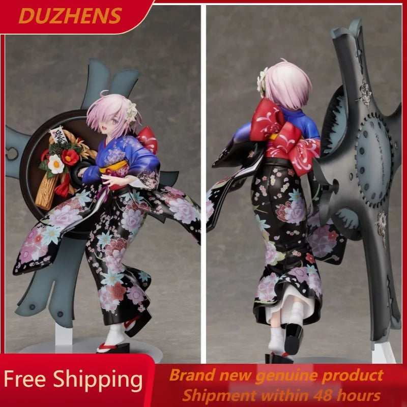 In stock Genuine Fate Order Mash Kyrielight kimono VER.28CM PVC Action Anime Figure Model Toys Figure Collection Doll Gift