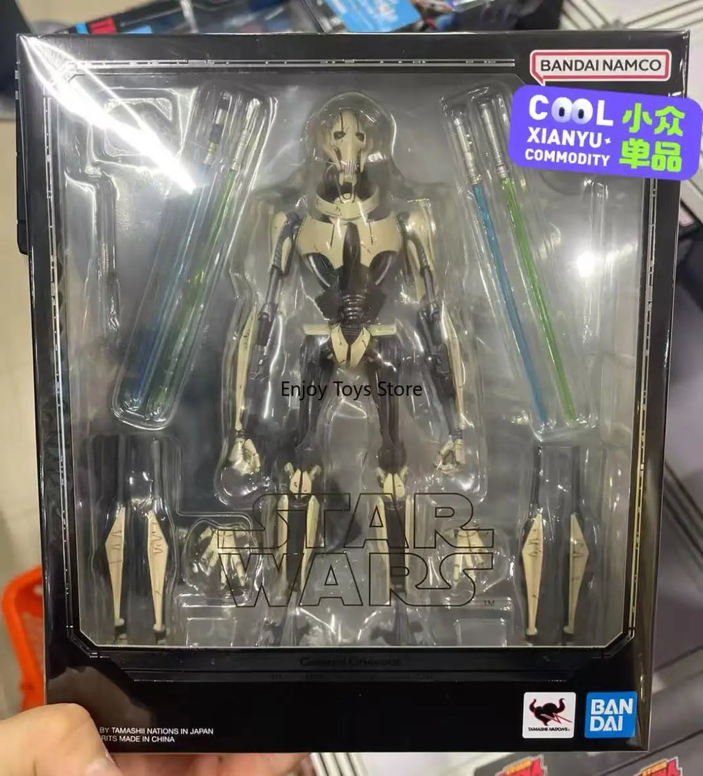 In Stock Japanese Version Bandai SHF Revenge of The Sith Grievous Action Figures