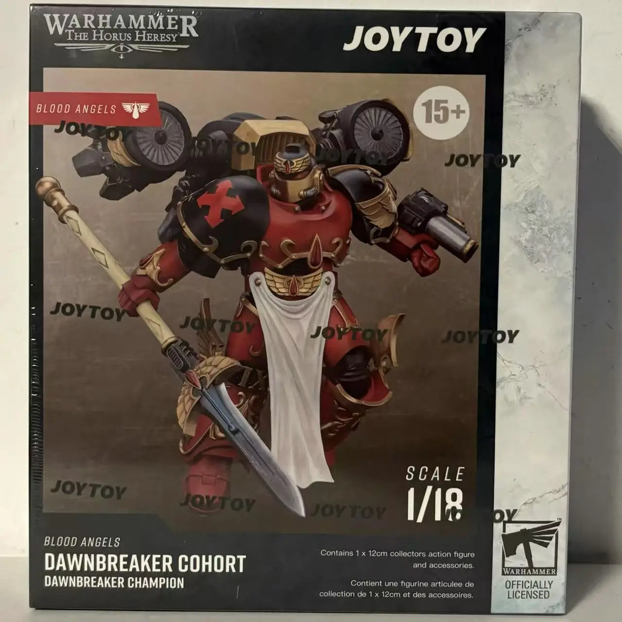 [SF] JOYTOY 1/18 Action Figure Warhammer 40K  Blood Angels Dawnbreaker Cohort Dawnbreaker Champion  Prime Model Toy Gift