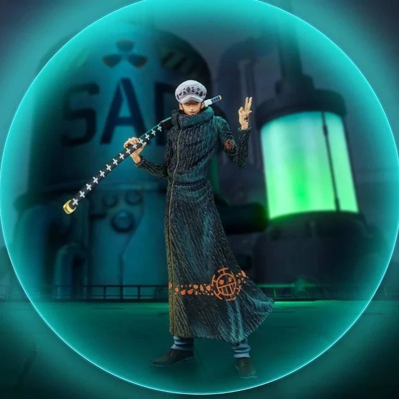 Heiße Anime One Piece Law Figuren Trafalgar D Water Law Figur Sammelfigur Statue Schreibtisch Dekoration Jungen Spielzeug Weihnachtsgeschenke