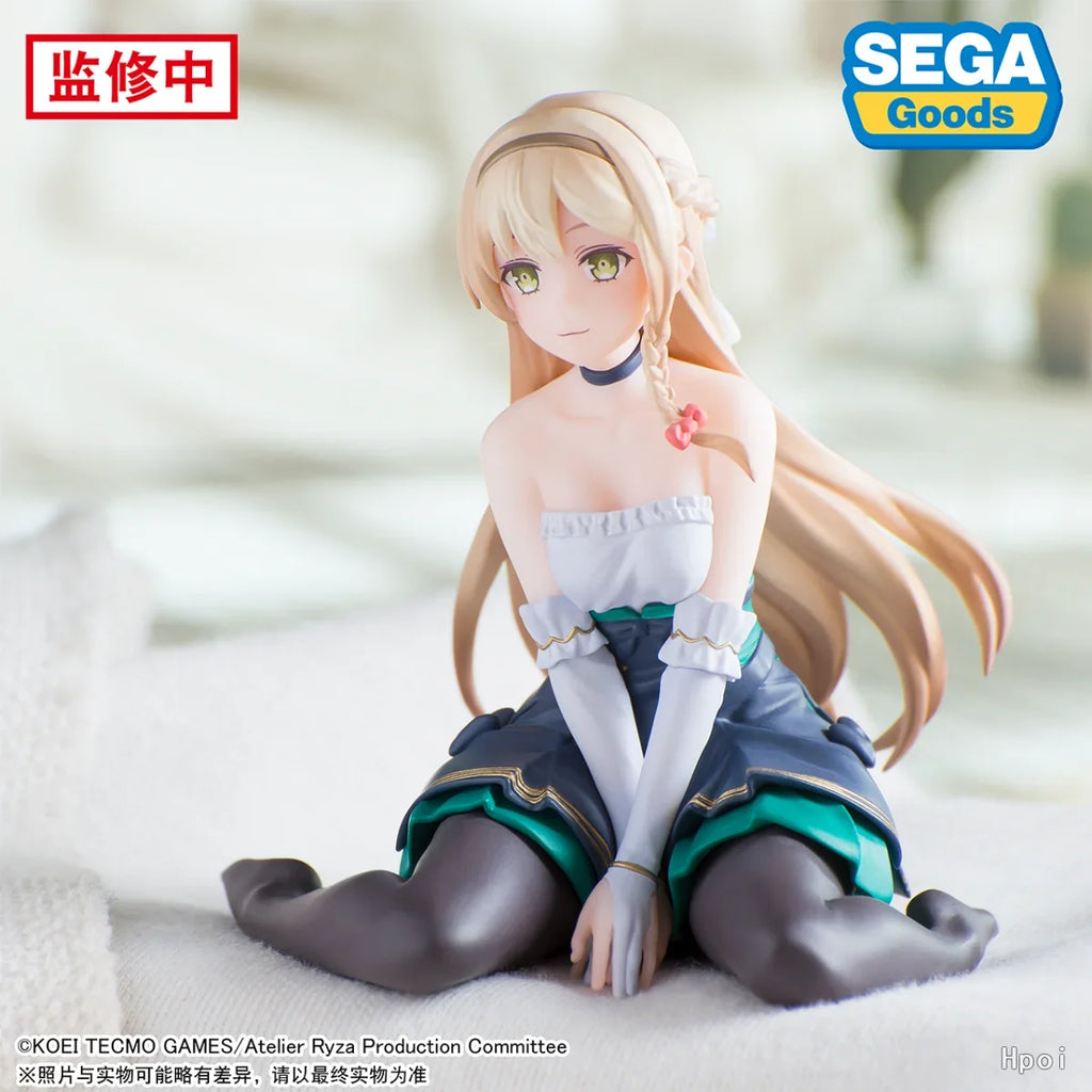 9CM Atelier Ryza Tokoyami no Joou to Himitsu no Kakurega Klaudia Valentz Premium Chokonose Sitting Model Toy Gift Doll PVC