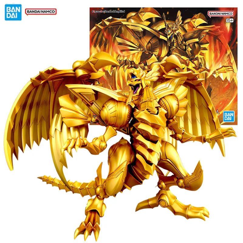 Bandai Original Echte Figur Yu-Gi-Oh! Modellbausatz FRS Amplified Der Geflügelte Drache von Ra Sammel-Actionfigur Modellspielzeug