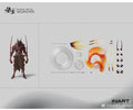 Vorbestellung INART 1/12 Black Myth Wukong Yaksha König Roter Junge Actionfigur Bewegliches Modell Sammlerstück Spielzeug Geschenk