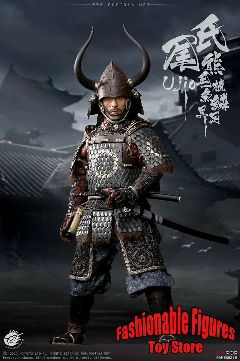 POPTOYS EX031B Collection Edition 1/6 Men Soldier Brave Samurai Full Set 12'' Action Figure Body Model Toys Dolls Best Fans Gift