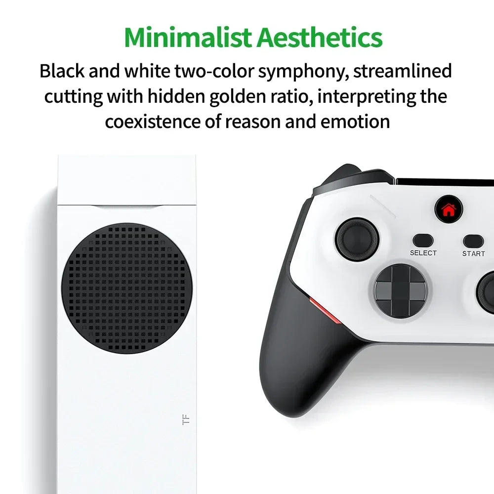 BOYHOM M88 4K Retro Video Game Console ARMMali-G52GPU Game Stick Wireless Gamepad Built-in 20000 Game for PS2/PS1/SS/DC/N64/MAME