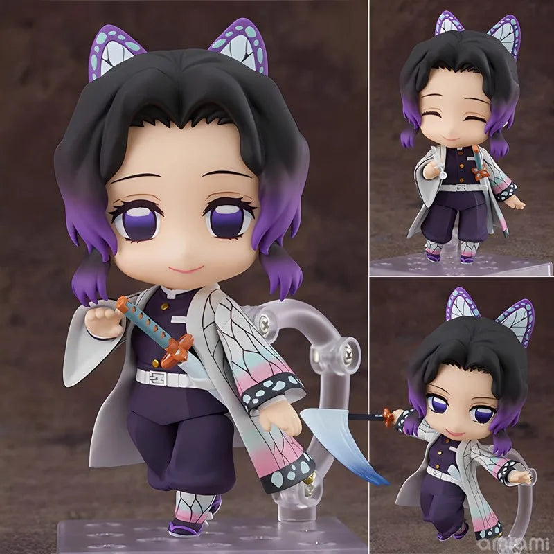 10CM DemonSlayer Complete Series Q-Version KO Articulated Action Figures Model Kit Desktop Ornament BOY PVC Trendy Toys Fun Gift