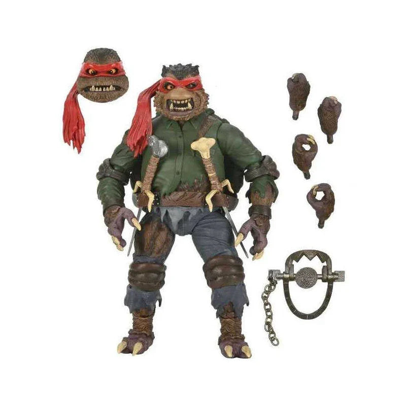 NECA Universal Monsters x Teenage Mutant Ninja Turtles Ultimate Raphael as the Wolf Man 7” Scale Action Figure
