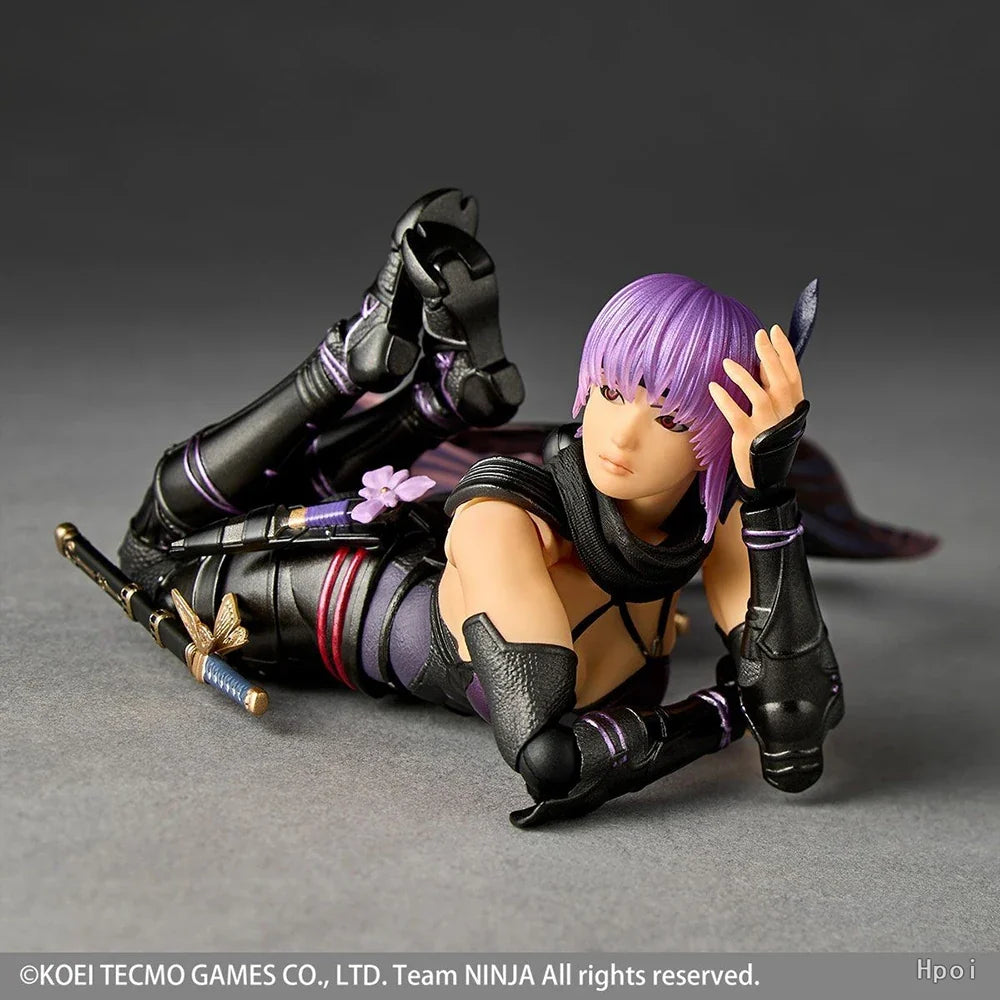 100% Original Kaiyodo Amazing Yamaguchi Revoltech (NR067) Ninja Gaiden 3: Razor's Edge Ayane Action Figure Collection Series