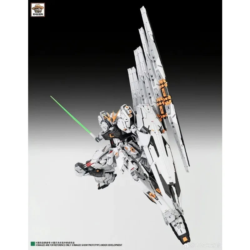 24cm NCZZW Model RX-93 Nu Fighter Action Figure CMM GK Style 1/100 Scale Assembly Model Kit Anime Figurine UC Birthday Gift
