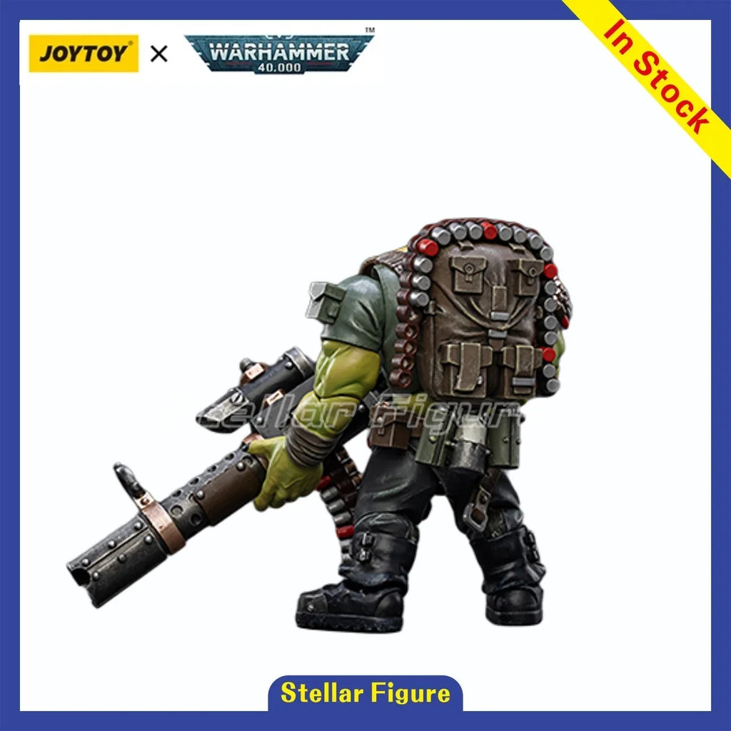 【SF】JOYTOY 1/18 Action Figure Ork Kommandos Snipa Boy Balrukk Model Toys Gifts Collection Ornaments