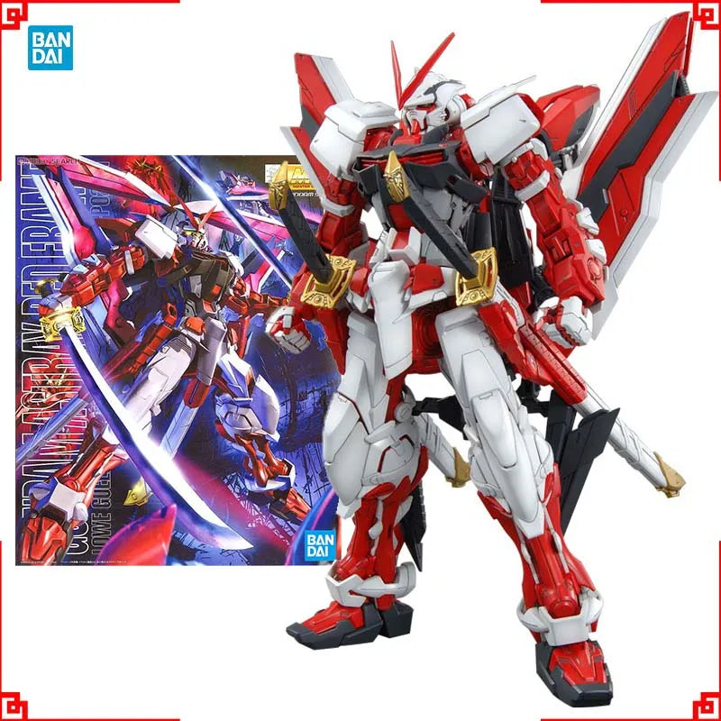 Bandai Gundam Modellbausatz MG Astray Red Frame Kai Actionfigur Gunpla Bausatz Sammlerstücke Anime-Figuren Spielzeug für Jungen Geschenk
