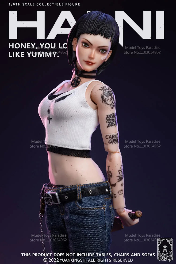 Hot Sale HSLX-001 1/6 Collectible Toys Food Hunter Hanni Woman Soldier 12 Inches Full Set Action Figure Model Fans Gifts