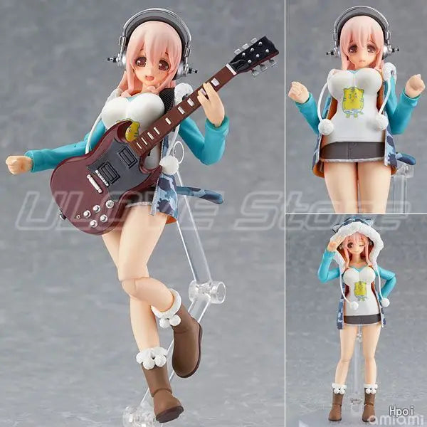 Original Max Factory Figma SUPER SONICO Action Figure Model