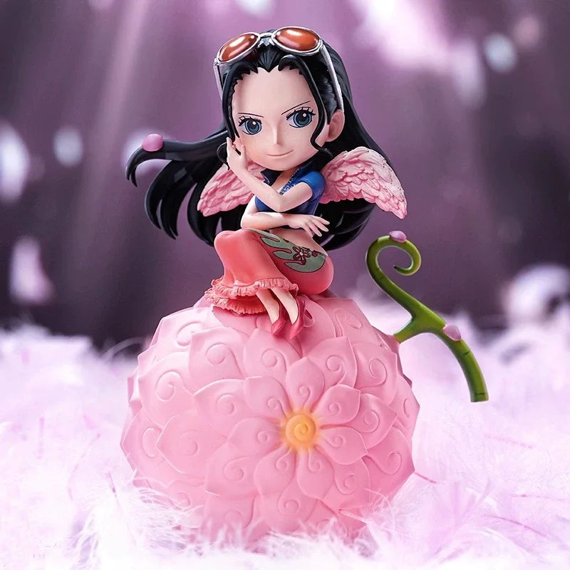 Anime One Piece Teufelsfrucht Robin Ace Ruffy Nico Nachtlicht Figur Modell Figur Desktop-Ornament Weihnachtsgeschenke Trendige Spielzeuge