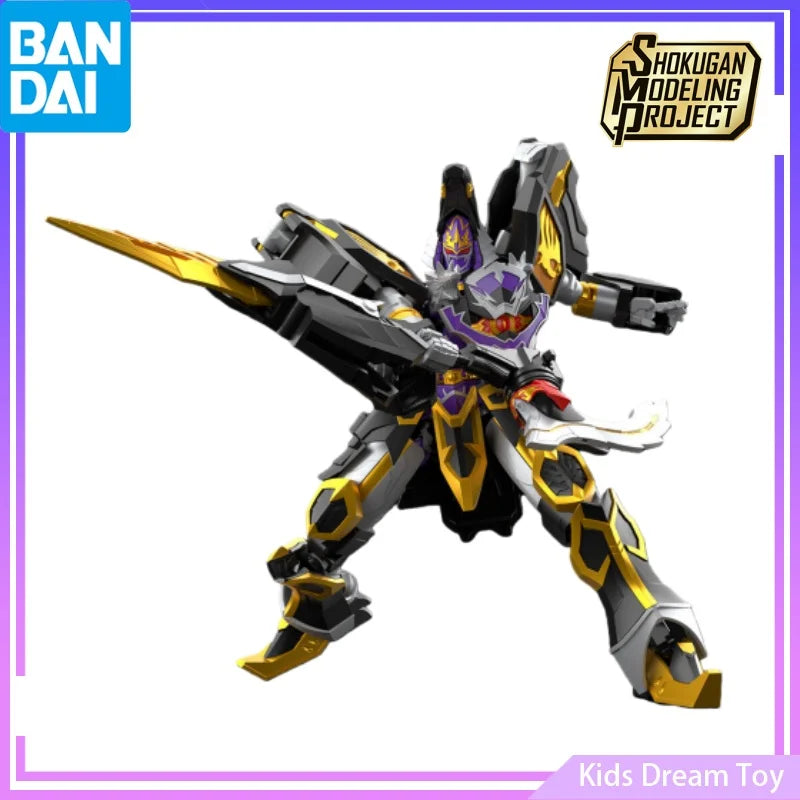 Assembly Bandai in Stock Original SMP Mahou Sentai Magiranger Anime Figures -Magic Wolf Caesar- Action Figures Toys Collectible