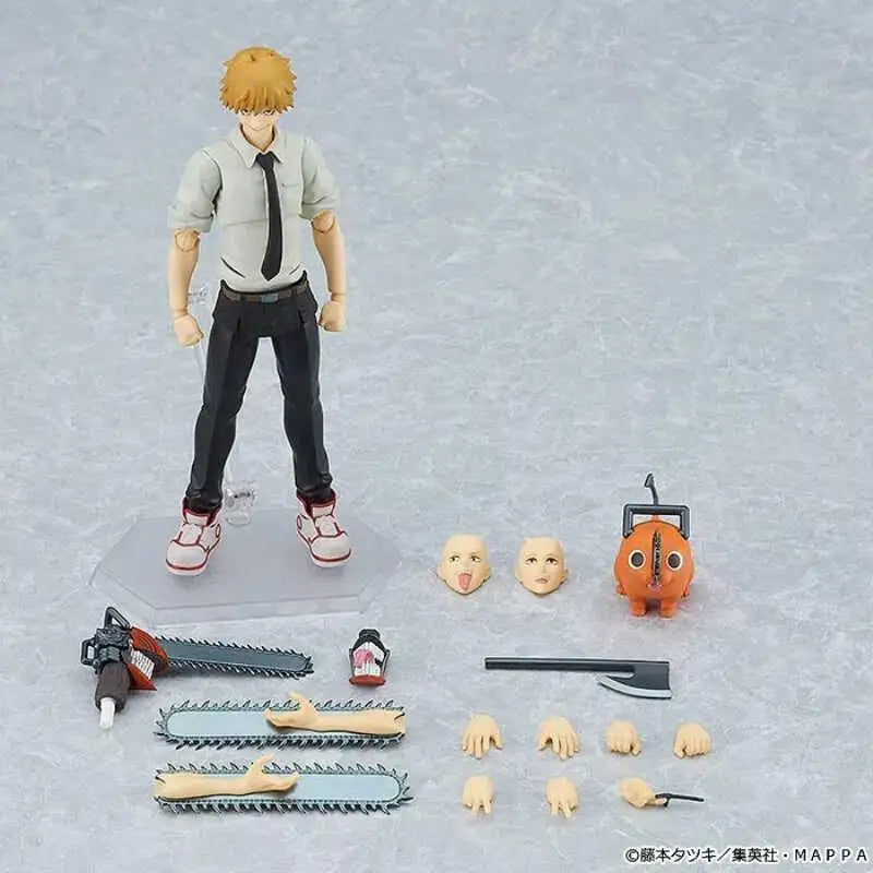 15cm Chainsaw Man Anime Figures Denji Action Figure Figma 586 Statue Model Doll Collection Toys Gifts