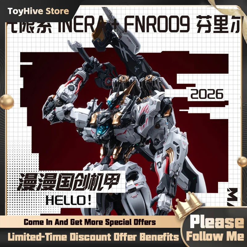 ã€IN STOCKã€‘IN ERA+ RMD 1/72 FENRIR Infinite Dimensions Wolf King Barbatos Alloy Skeleton Assembly Plastic Model Kit Toy Gift
