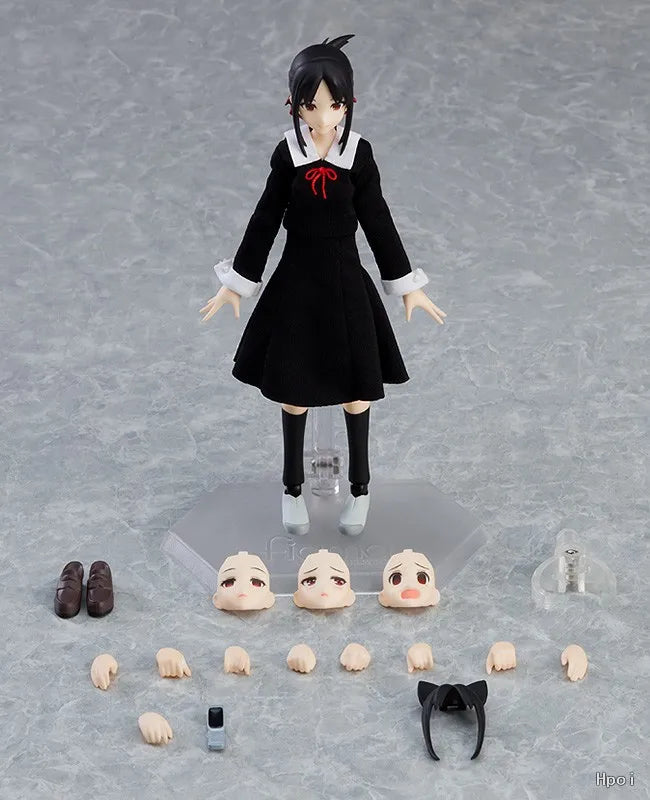 Original Max Factory Figma#539 Miss Kaguya Wants Me To Confess My Love Shinomiya Kaguya Anime Figure Model Toy Gift Collection