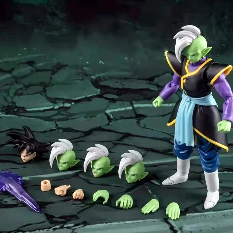 In Stock Dragon Ball Demoniacal Fit Zamasu Shf God of Creation True Believer Goku Figure Model Collection Toy Gift