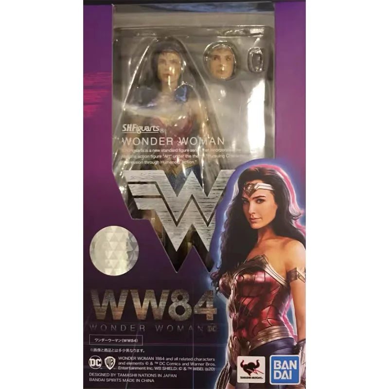 100% Original Bandai S.H.Figuarts SHF Wonder Woman WW84 Wonder Woman 1984 In Stock Anime Action Collection Figures Model Toys