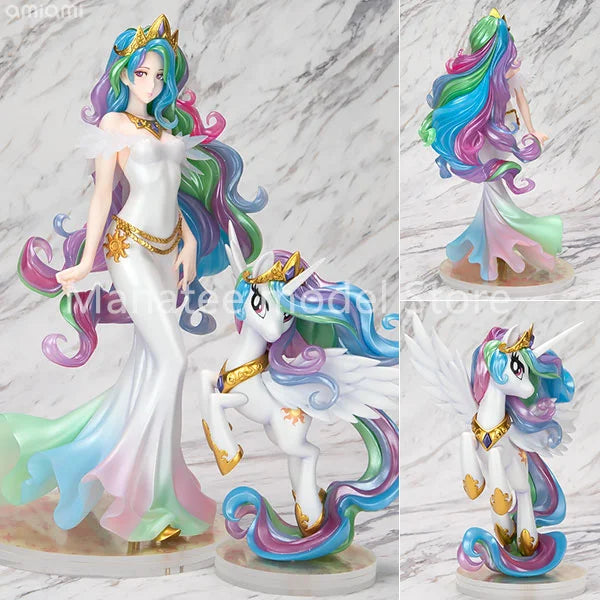 Kotobukiya Original MY LITTLE PONY BISHOUJO Princess Celestia 1/7 PVC Action Figure Anime Model Toys Collection Doll Gift
