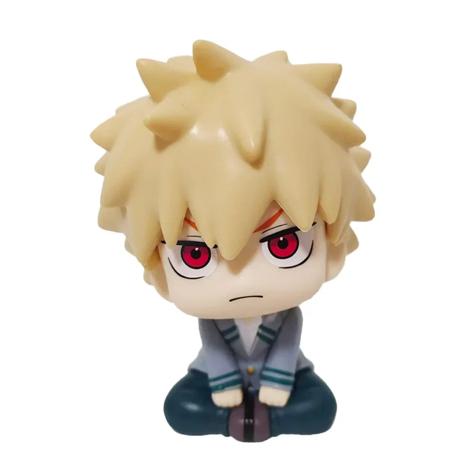 10cm Boku no Hero Academia Anime Figure Midoriya Izuku Action Figure Bakugo Katsuki/Todoroki Shoto Figurine PVC Collection Toys