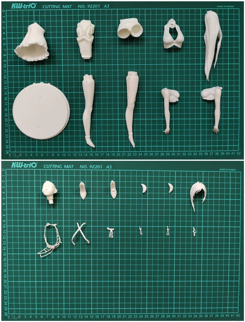 Resin Figure Kit TIFA Di Fa  FFVII Dress version 1/6 Unpainted Garage Resin Kit Model GK