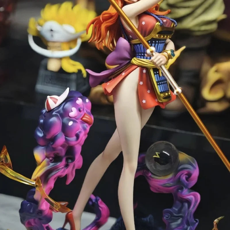 New 30cm Lx Studio One Piece Nami Figures Ghost Island Samurai Pvc Anime Figure Statue Collection Model Ornament Toys And Gifts