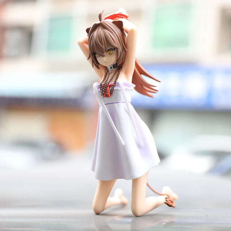 New 21cm Rurudo Lion Gk Kneeling Beautiful Girl Pvc Action Figure Cute Anime Adult Sexy Model Toy Doll Collection Ornament Gift