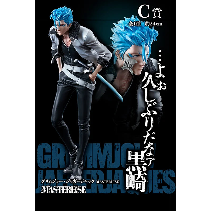 In Stock Bandai Ichiban Bleach Deputy Soul Reaper Ichigo Kurosaki Grimmjow Aizen Sousuke Figure 25cm Anime Action Model Toys Boy