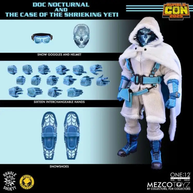 In Stock Original Mezco Toyz One: 12 Male Soldier Midnight Doctor Snowman Fury Monster NYCC Full Set 6in Action Figure Model