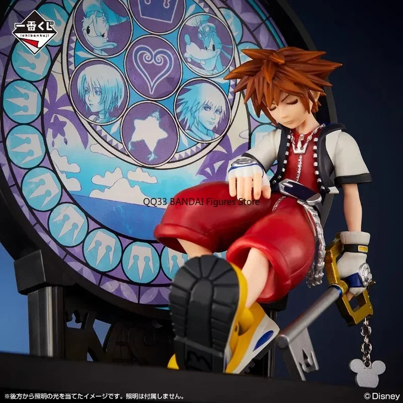 BANDAI Original Ichiban Kuji Kingdom Hearts Linking Hearts Sora Roxas Anime Figure Action Model Hobbies Collectibles