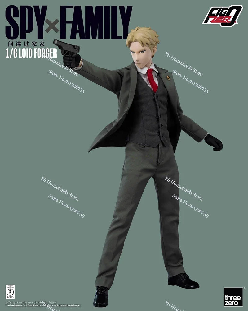 Threezero 3Z05040M0 1/6 Lord Forger Movable Boy Action Figure Anime SpyXFamily Role Delicate Mini 12" Full Set Soldier Figurine