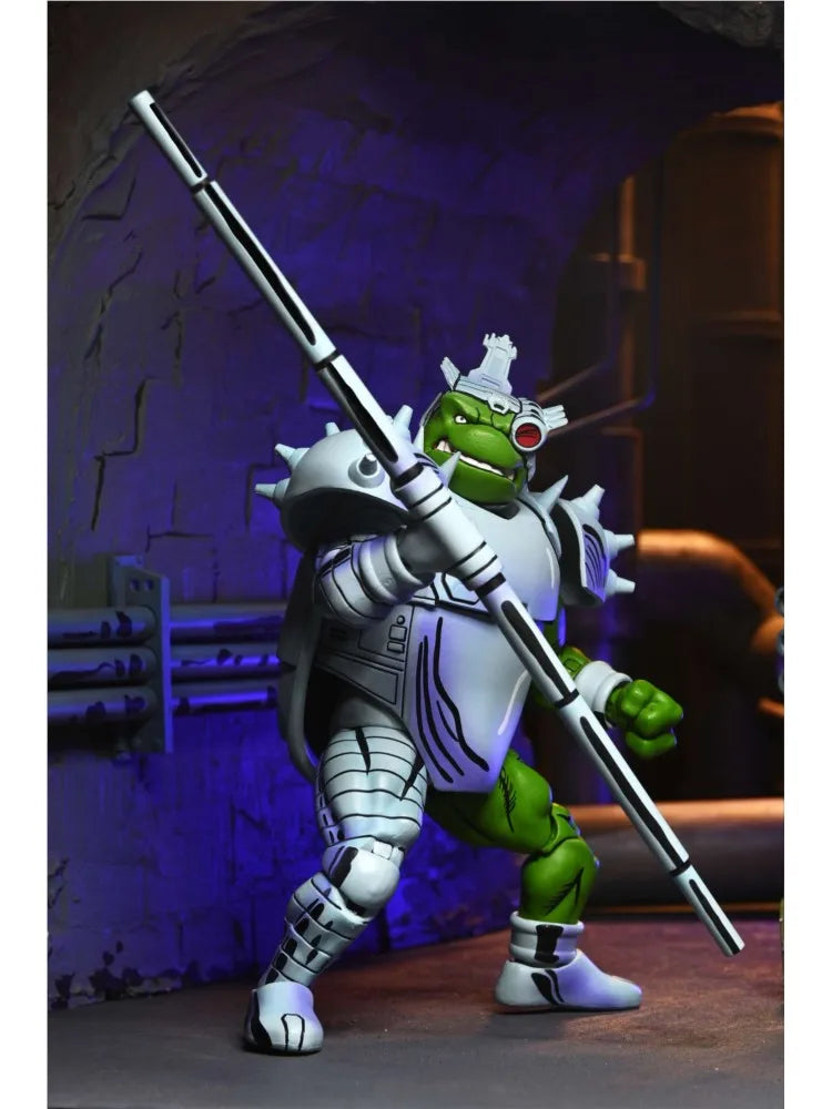 NECA 54403 Toys Teenage Mutant Ninja Turtles (Mirage Comics) - Cyborg Donatello 7" Scale Action Figure Doll Gift Collection TMNT