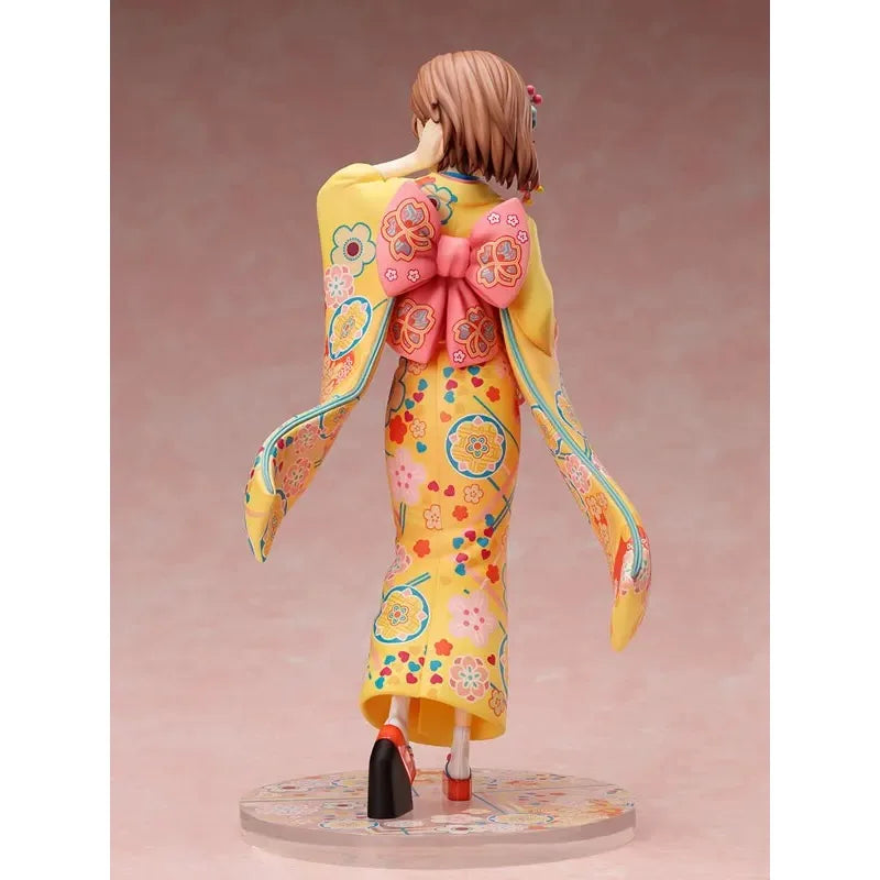 F:NEX Original:Toaru Kagaku No Railgun Misaka Mikoto kimono 24cm PVC Action Figure Anime Figure Model Toys Collection Doll Gift