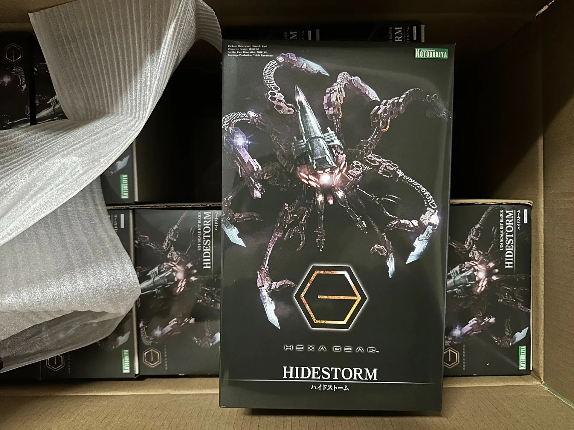 KOTOBUKIYA HG009 HG009R HEXA GEAR HIDESTORM 1/24 Action Figure Assembly Model Toys Collectible Model Ornaments Gifts
