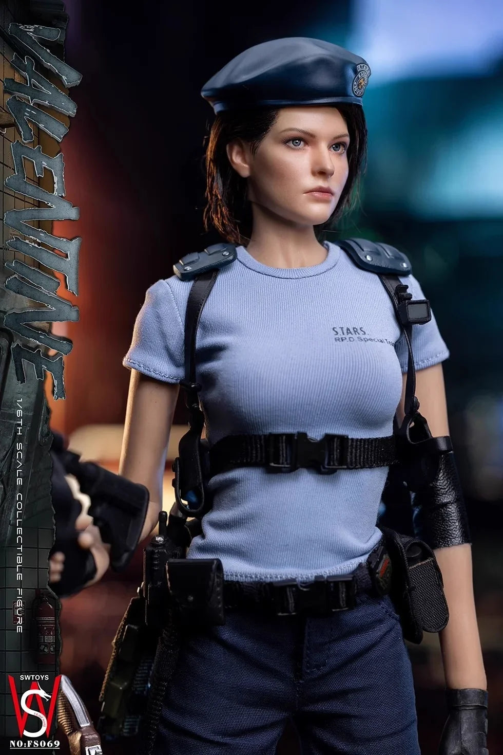 In Stock SWTOYS FS069 1/6 Scale Female Soldier Jill Valentine Full Set 12in Action Figure Doll Model Toys For Fans Collection