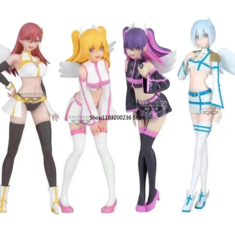 BANDAI Original 2.5 Dimensional Seduction GLITTER&GLAMOURS Ririsa Amano Miriela Ririya Nonoa Swimwear Action Figure Model