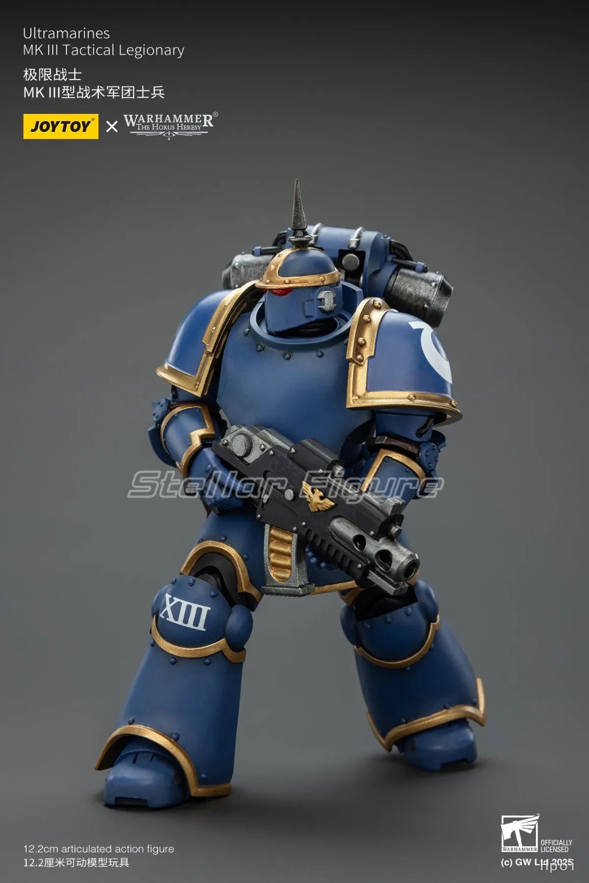 【SF】JOYTOY Warhammer 40K 1/18 Action Figure Ultramarines MK Ill Tactical Legionary Model Toys Gifts Collection Ornaments