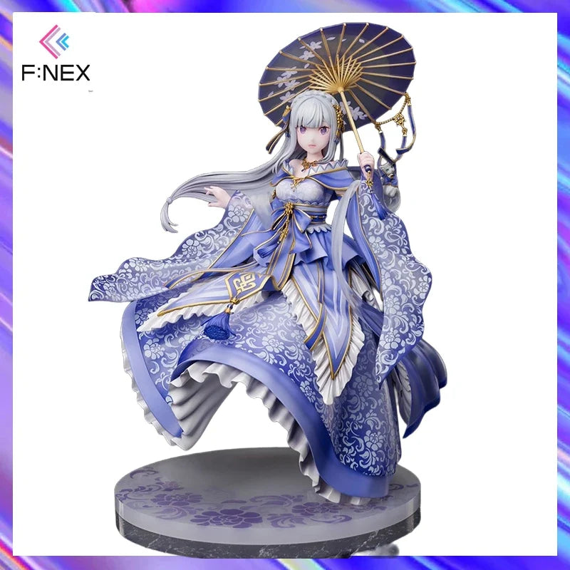 Original in Stock F:NEX Re: ZERO - Starting Life in Another World Emilia 1/7 Figures Model Toy Gift Collection Ornament